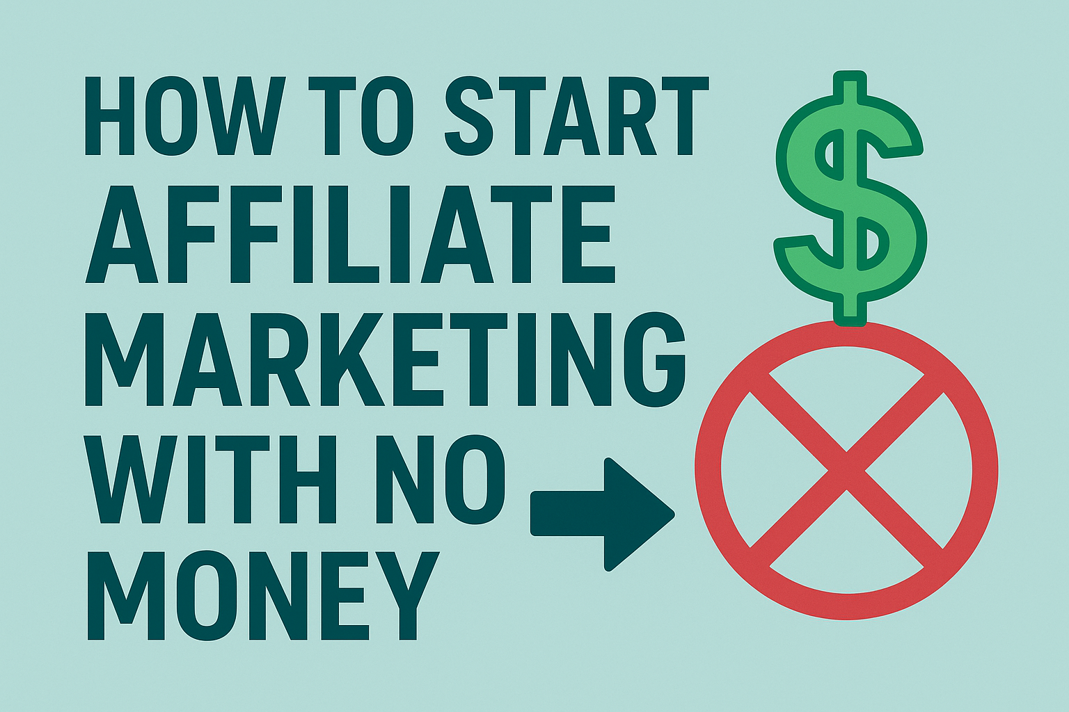 How to Start Affiliate Marketing With No Money